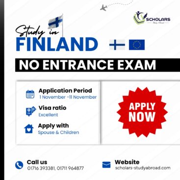 Study in Finland without Entrance Exam